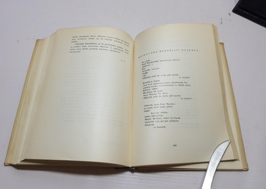 NADİR KİTAP: 1968 SOFYA BASKI NAZIM HİKMET BÜTÜN ESERLERİ - CİLT 2