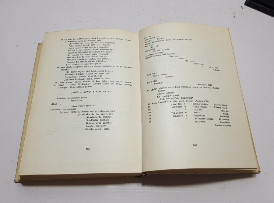 NADİR KİTAP: 1968 SOFYA BASKI NAZIM HİKMET BÜTÜN ESERLERİ - CİLT 2