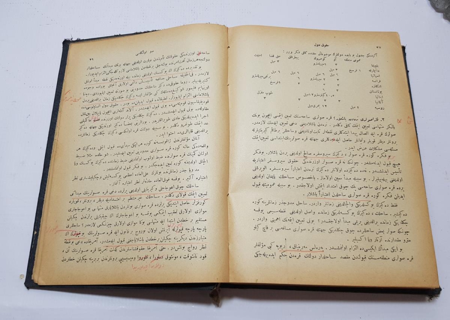 OSMANLICA KİTAP: HUKUKU DÜVELİ HUSUSİYE