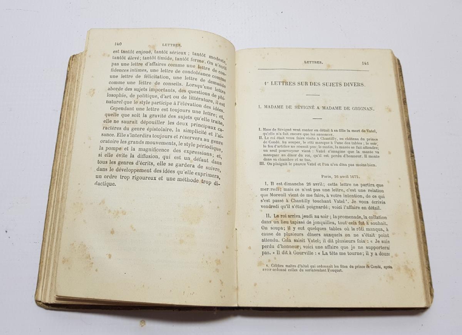 1883 TARİHLİ FRANSIZCA KİTAP