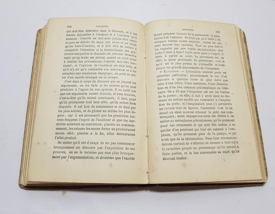 1883 TARİHLİ FRANSIZCA KİTAP