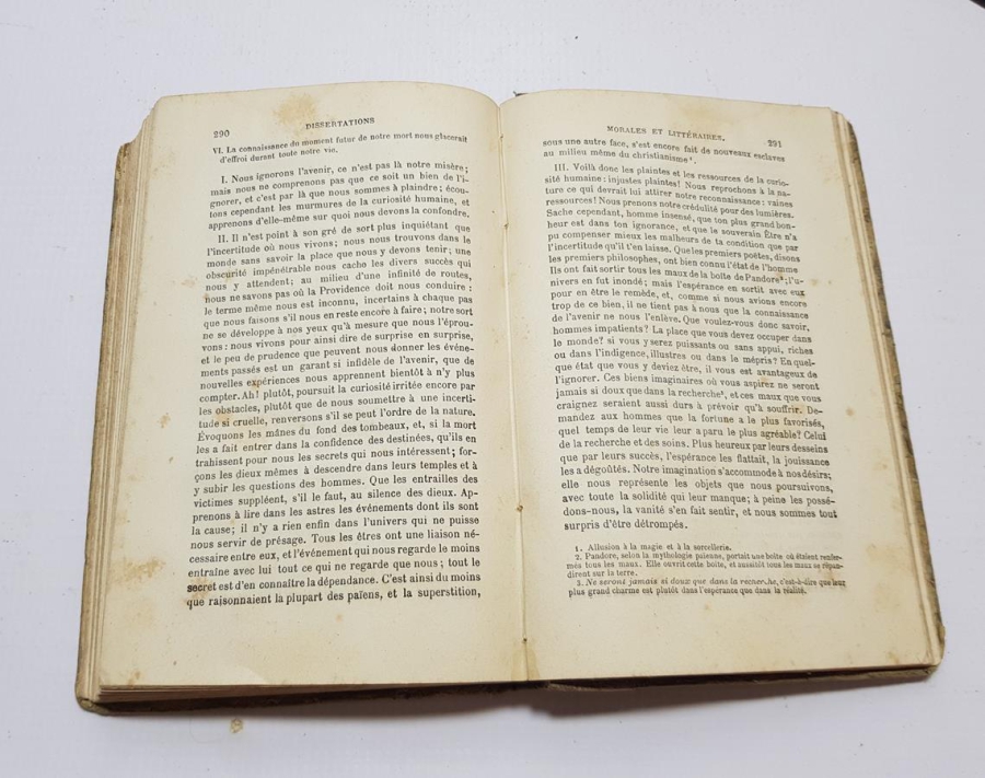 1883 TARİHLİ FRANSIZCA KİTAP