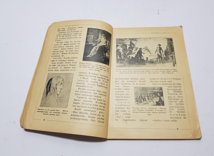 1931 TARİHLİ NAPOLYON BONAPARTE KİTABI