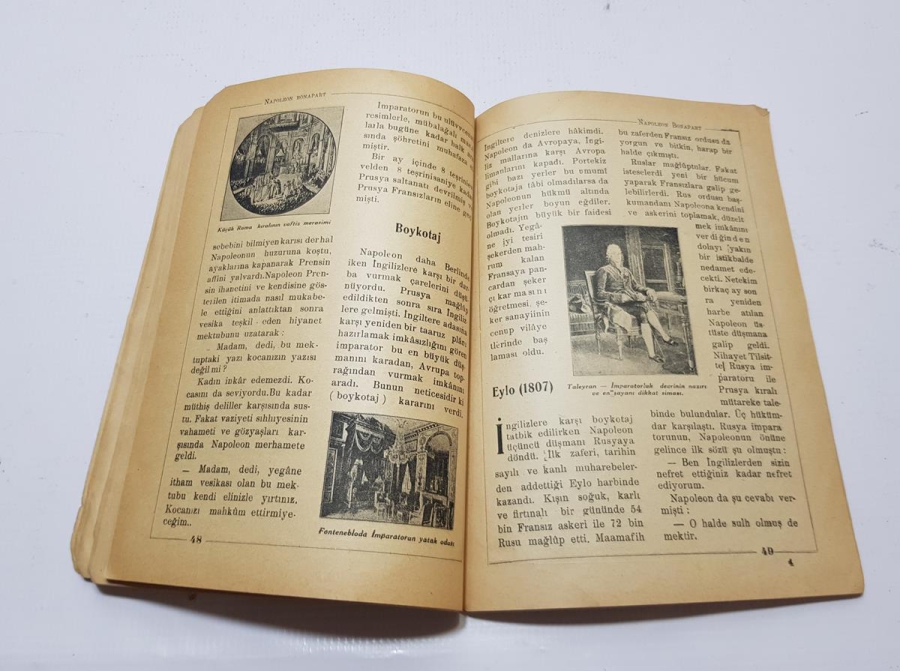 1931 TARİHLİ NAPOLYON BONAPARTE KİTABI