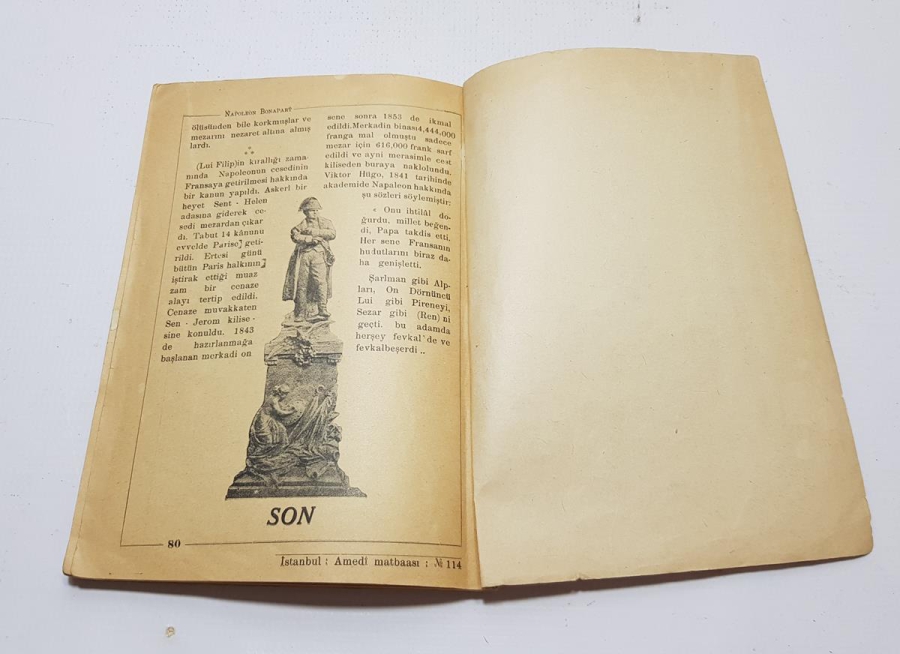 1931 TARİHLİ NAPOLYON BONAPARTE KİTABI