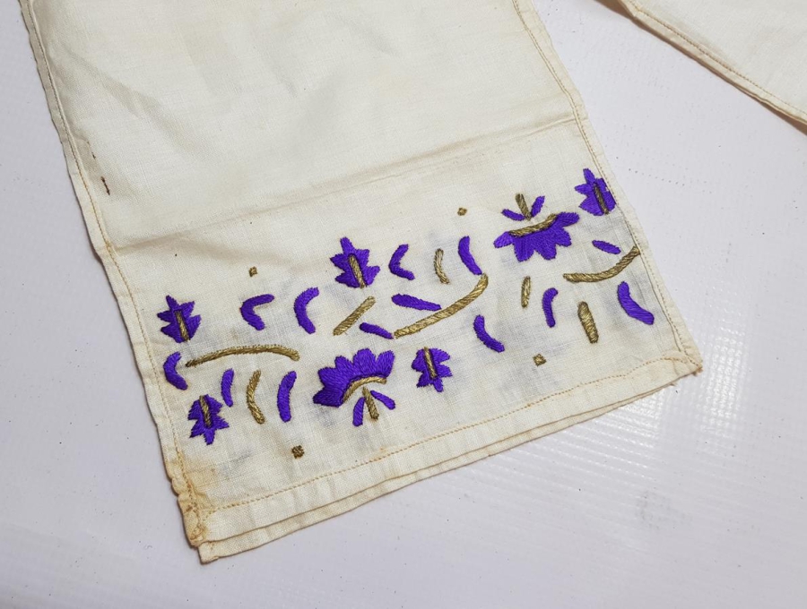 OSMANLI DÖNEMİ ALTIN SIRMA VE İPEK İŞLEMELİ UÇKUR