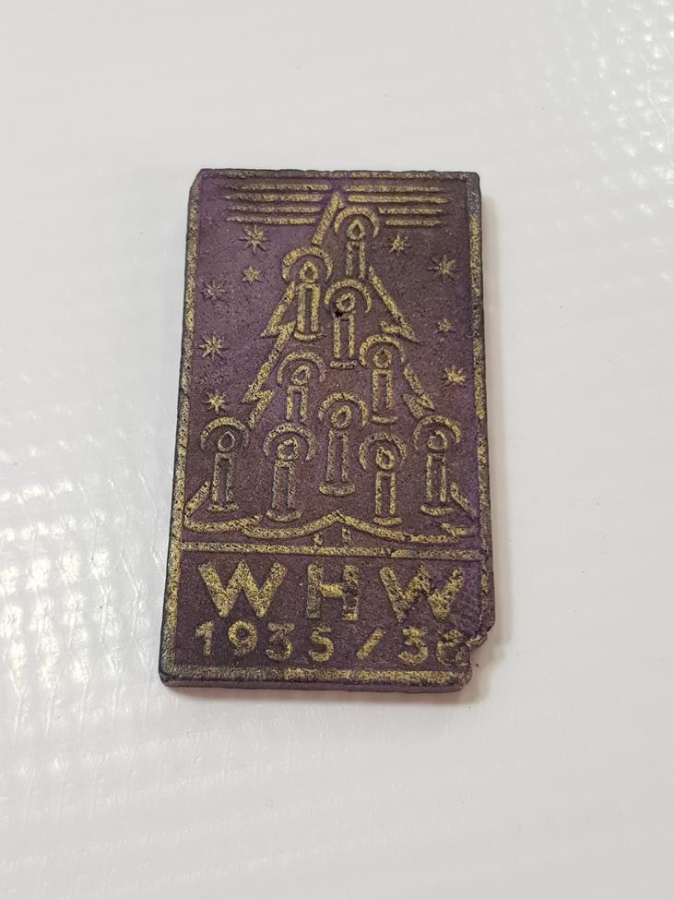 1935-1936 TARİHLİ NAZİ ALMAN AHŞAP ROZET