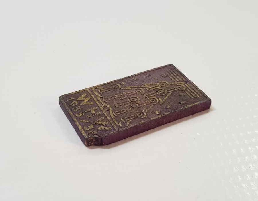 1935-1936 TARİHLİ NAZİ ALMAN AHŞAP ROZET