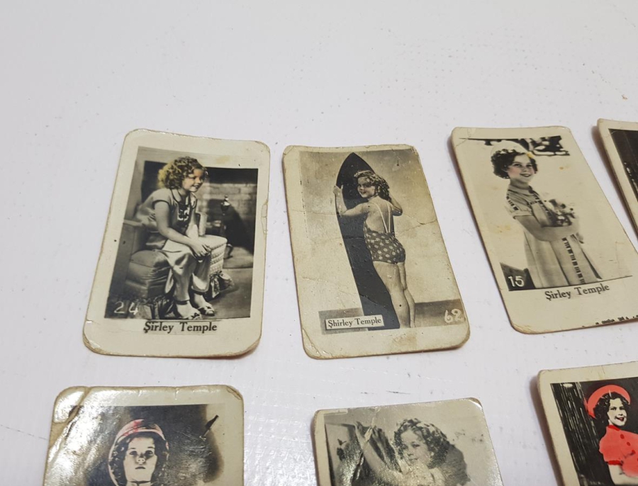 ESKİ BAKKALİYE: ULUS BİSKÜİT EVİ RENKLİ ŞİRLEY KARTLARI