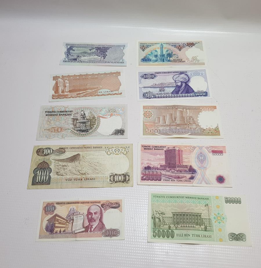 6. VE 7. EMİSYON KAĞIT PARA LOTU