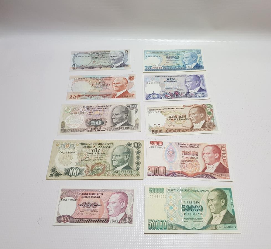 6. VE 7. EMİSYON KAĞIT PARA LOTU