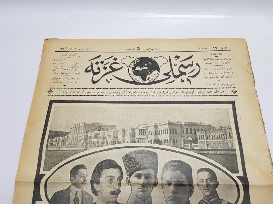 8 MART 1924 TARİHLİ RESİMLİ GAZETE