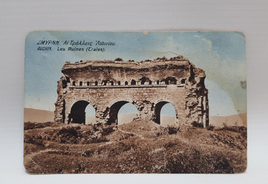 YUNAN İŞGALİ DÖNEMİ AYDIN KARTPOSTALI