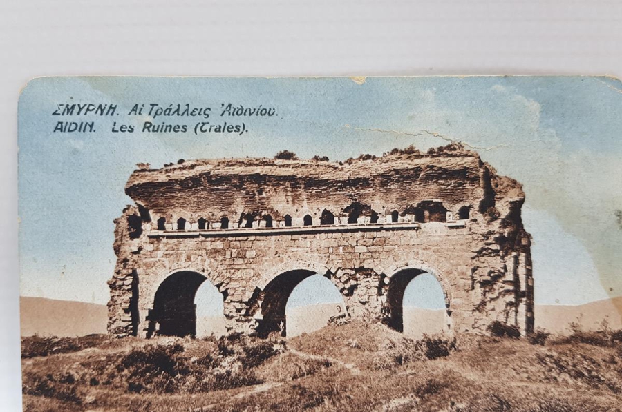 YUNAN İŞGALİ DÖNEMİ AYDIN KARTPOSTALI