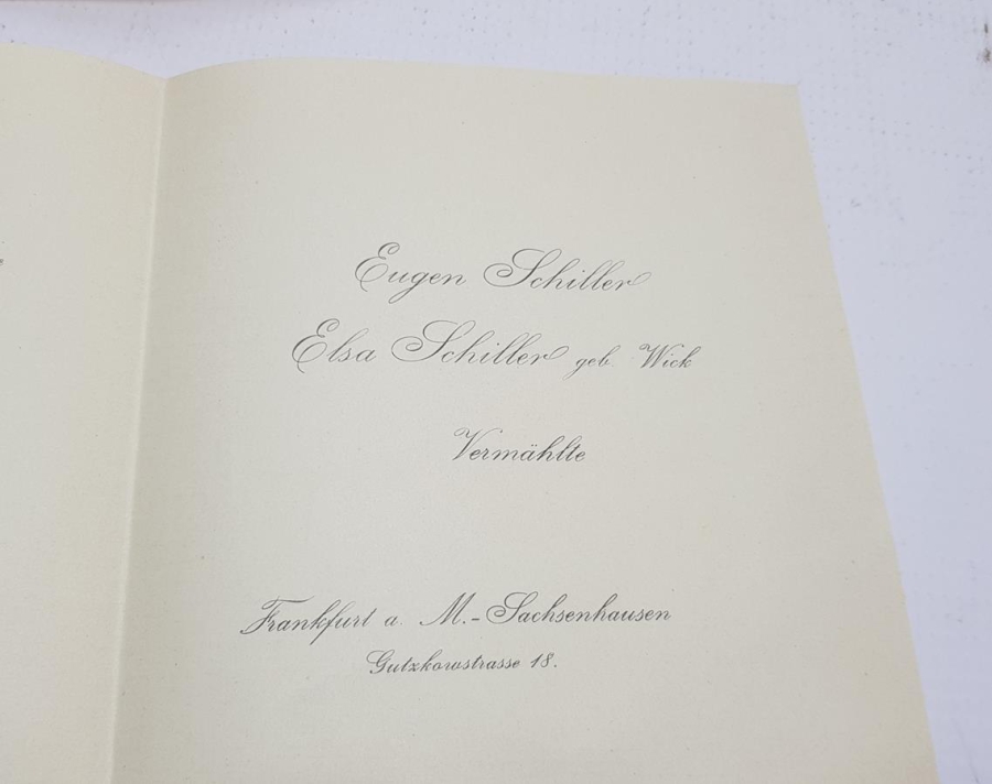 1900'LERDEN ALMANCA NİŞAN VE DÜĞÜN DAVETİYESİ