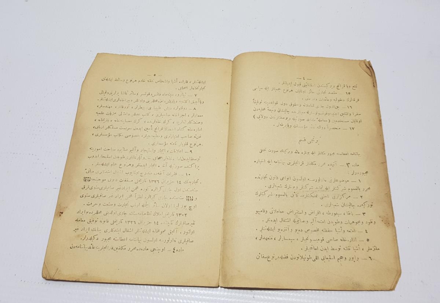 OSMANLICA KİTAP: YENİ VERGİ KANUNLARI