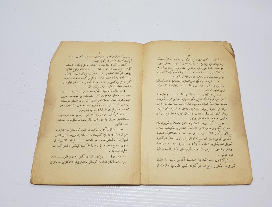 OSMANLICA KİTAP: YENİ VERGİ KANUNLARI