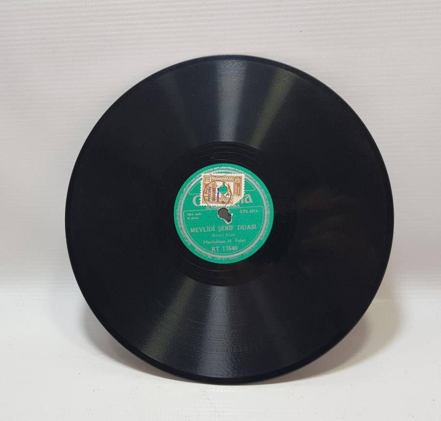 TAŞ PLAK: MEVLİDHAN HAFIZ FAHRİ - MEVLİDİ ŞERİF