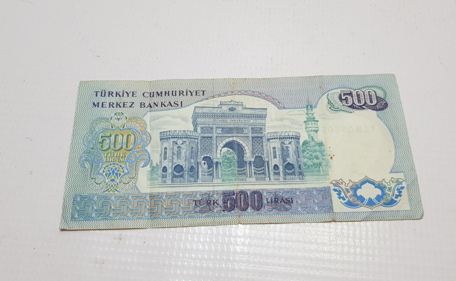 6. EMİSYON 500 LİRA KAĞIT PARA