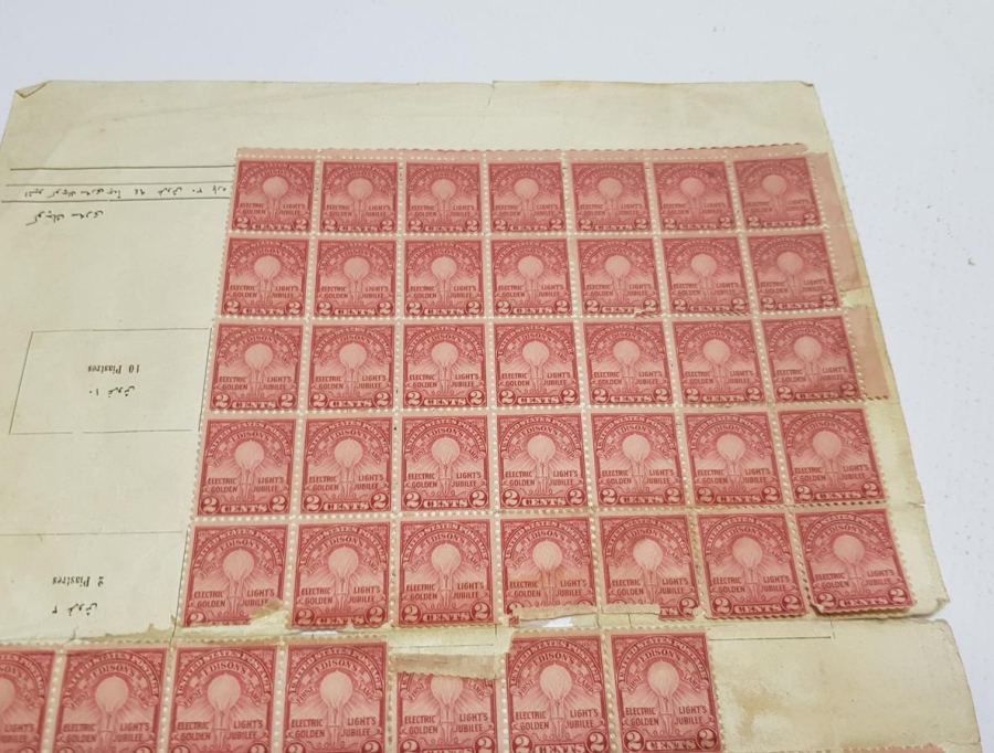 OSMANLI PUL KARTELASI ÜZERİNDE AMERİKAN PULLARI