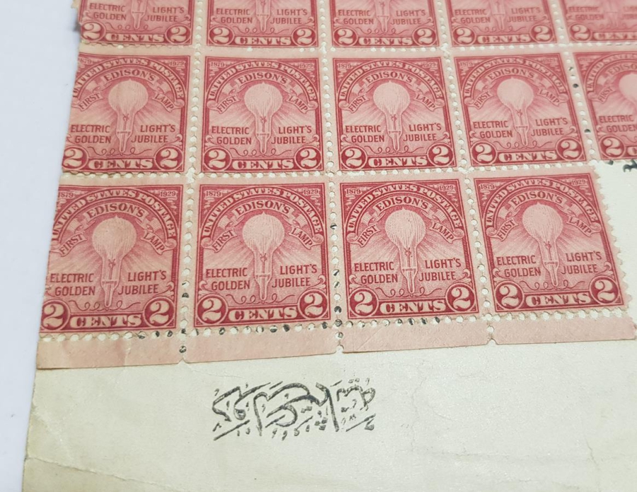 OSMANLI PUL KARTELASI ÜZERİNDE AMERİKAN PULLARI