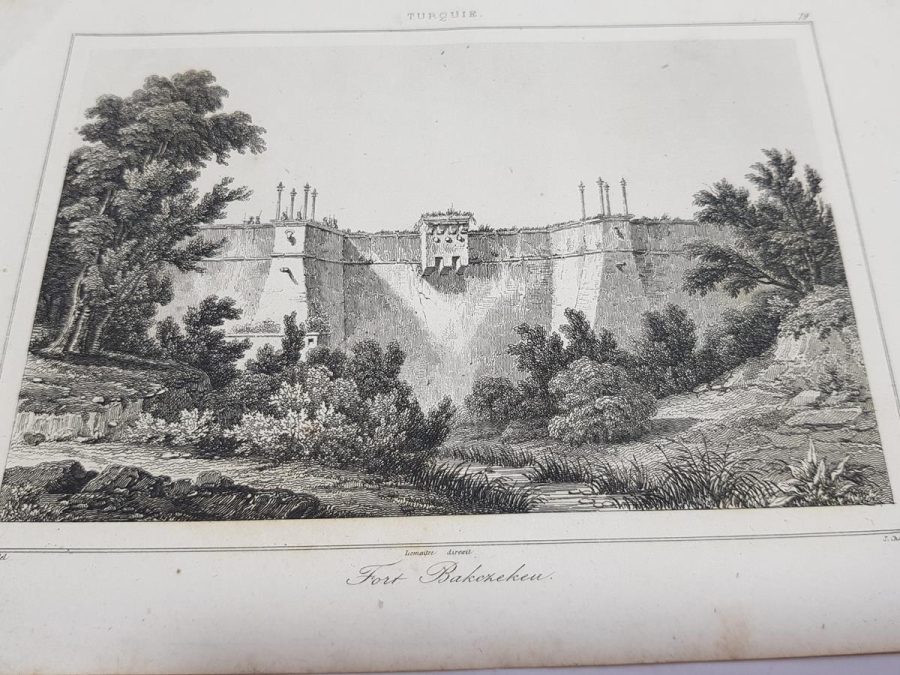 OSMANLI DÖNEMİ GRAVÜR: İSTANBUL BAHÇEKÖY KEMERLERİ