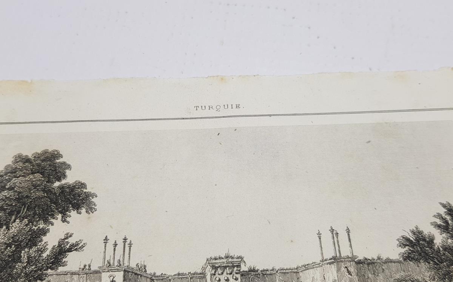 OSMANLI DÖNEMİ GRAVÜR: İSTANBUL BAHÇEKÖY KEMERLERİ