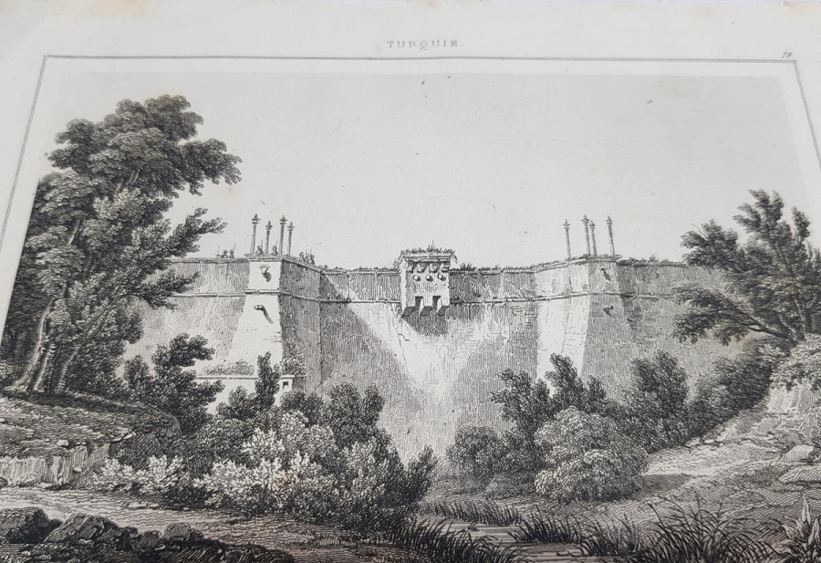 OSMANLI DÖNEMİ GRAVÜR: İSTANBUL BAHÇEKÖY KEMERLERİ