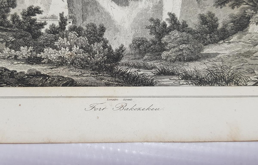 OSMANLI DÖNEMİ GRAVÜR: İSTANBUL BAHÇEKÖY KEMERLERİ