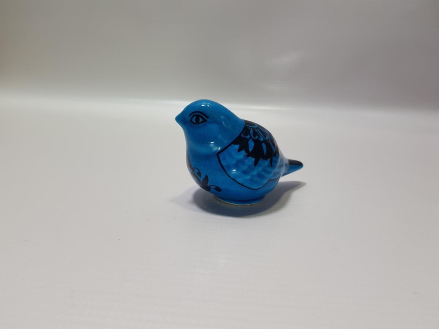 ÖZEL YAPIM, ALOPAŞALI İMZALI KÜTAHYA SERAMİK KUŞ FİGÜRÜ