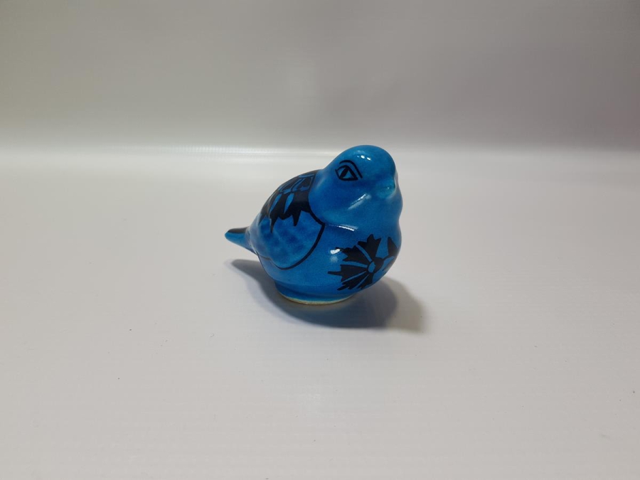 ÖZEL YAPIM, ALOPAŞALI İMZALI KÜTAHYA SERAMİK KUŞ FİGÜRÜ