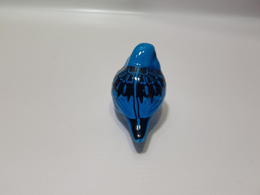 ÖZEL YAPIM, ALOPAŞALI İMZALI KÜTAHYA SERAMİK KUŞ FİGÜRÜ