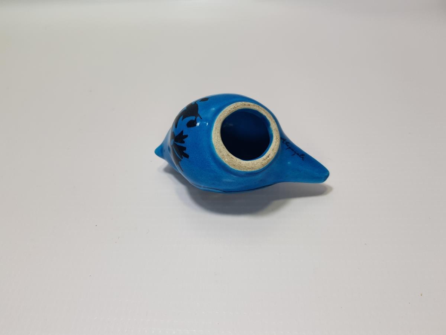 ÖZEL YAPIM, ALOPAŞALI İMZALI KÜTAHYA SERAMİK KUŞ FİGÜRÜ