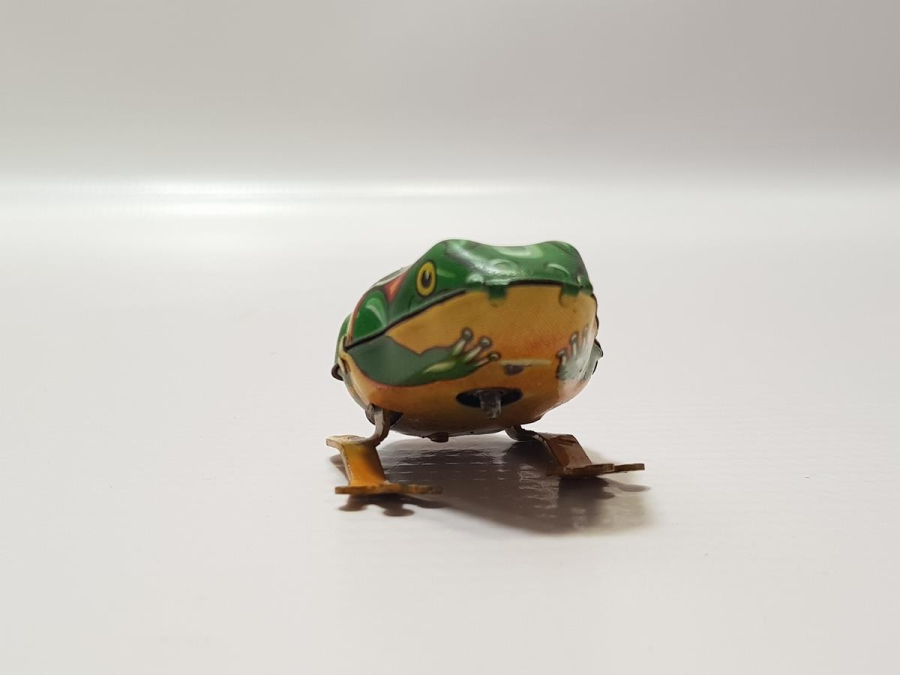 ANTİKA TENEKE OYUNCAK KURBAĞA