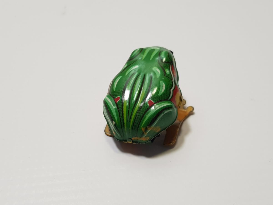 ANTİKA TENEKE OYUNCAK KURBAĞA