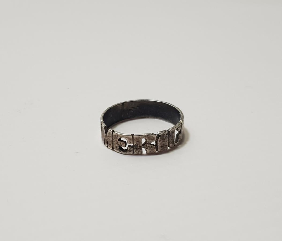 MERİÇ YAZILI GÜMÜŞ YÜZÜK