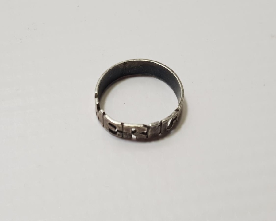 MERİÇ YAZILI GÜMÜŞ YÜZÜK