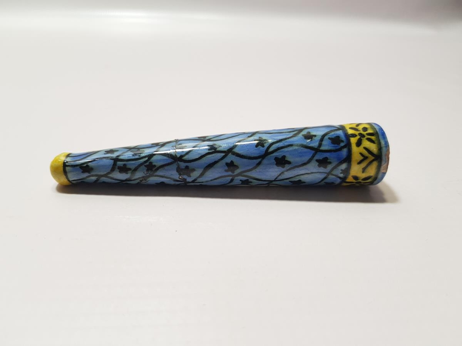 OSMANLI DÖNEMİ MURAT DEDE YAZILI KÜTAHYA SERAMİK AĞIZLIK