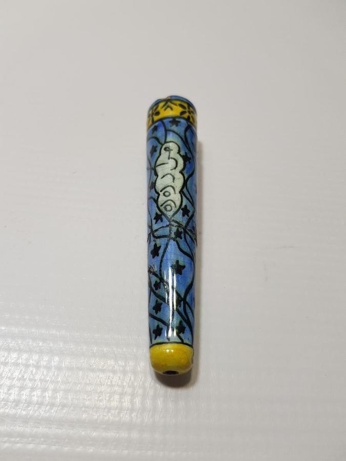 OSMANLI DÖNEMİ MURAT DEDE YAZILI KÜTAHYA SERAMİK AĞIZLIK