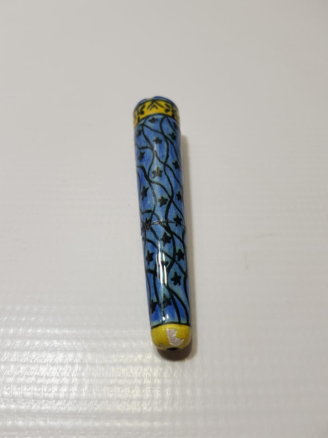 OSMANLI DÖNEMİ MURAT DEDE YAZILI KÜTAHYA SERAMİK AĞIZLIK