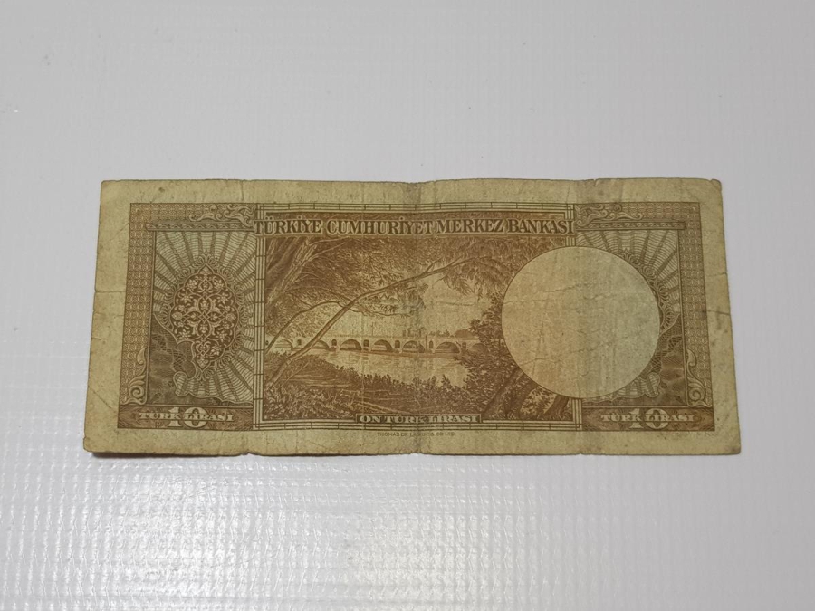 5. EMİSYON 10 LİRA KAĞIT PARA