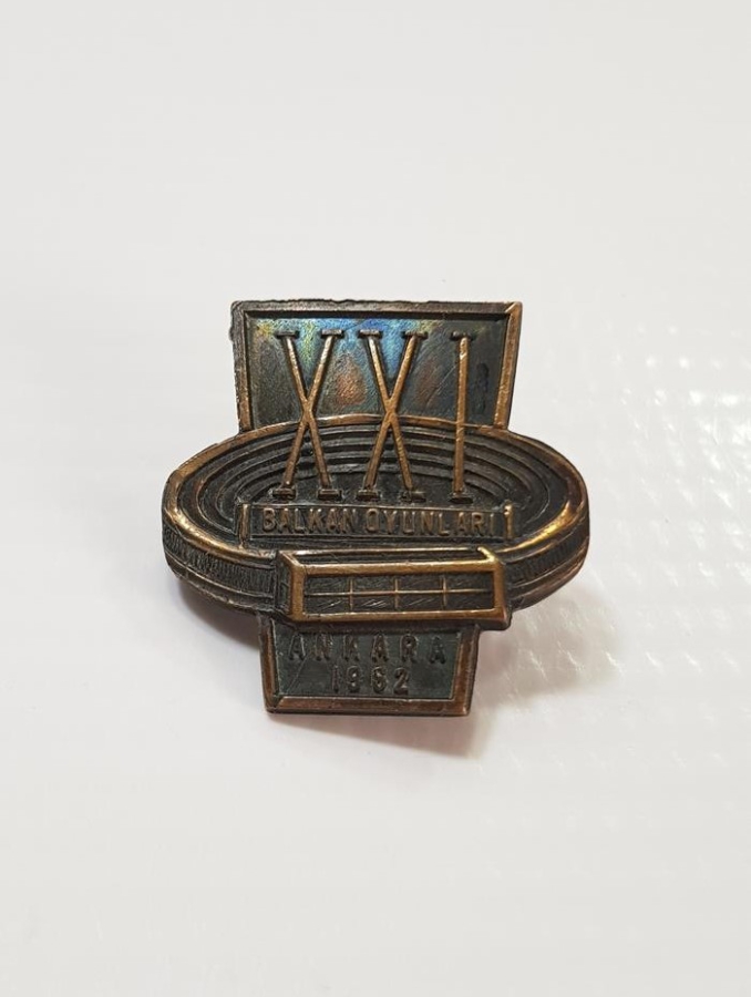 ANKARA 1962 BALKAN OYUNLARI BRONZ MADALYA ROZET