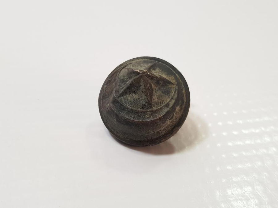 1. DÜNYA SAVAŞI OSMANLICA YAZILI SUBAY DÜĞMESİ