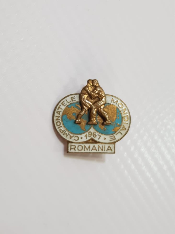 1967 ROMANYA DÜNYA GREKOROMEN GÜREŞ ŞAMPİYONASI MİNELİ ROZET