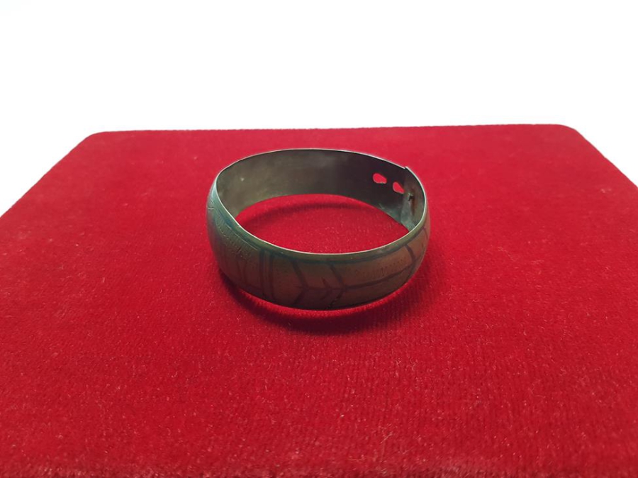 OSMANLI DÖNEMİ SAVATLI CAMİ RESİMLİ GÜMÜŞ BİLEZİK