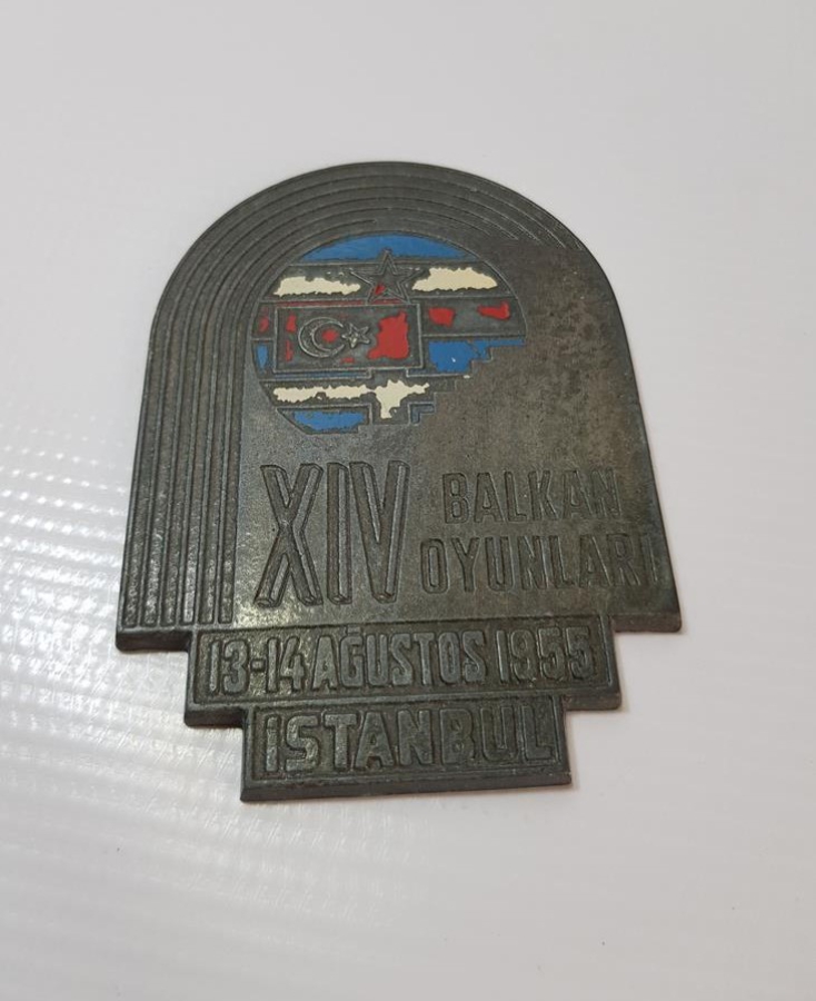 1955 İSTANBUL 14. BALKAN OYUNLARI MADALYASI
