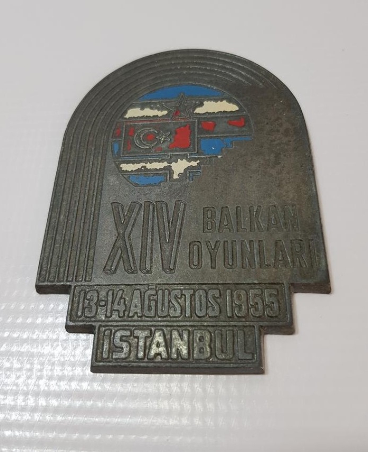 1955 İSTANBUL 14. BALKAN OYUNLARI MADALYASI
