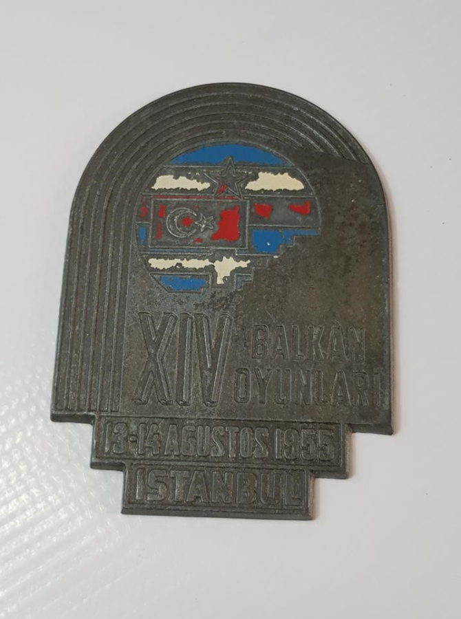 1955 İSTANBUL 14. BALKAN OYUNLARI MADALYASI