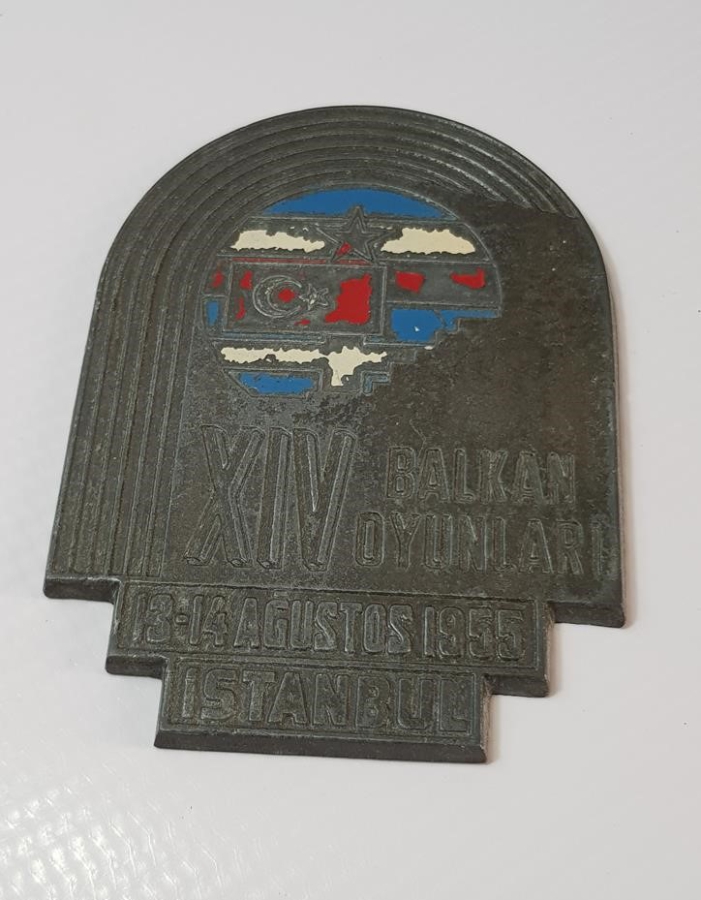 1955 İSTANBUL 14. BALKAN OYUNLARI MADALYASI