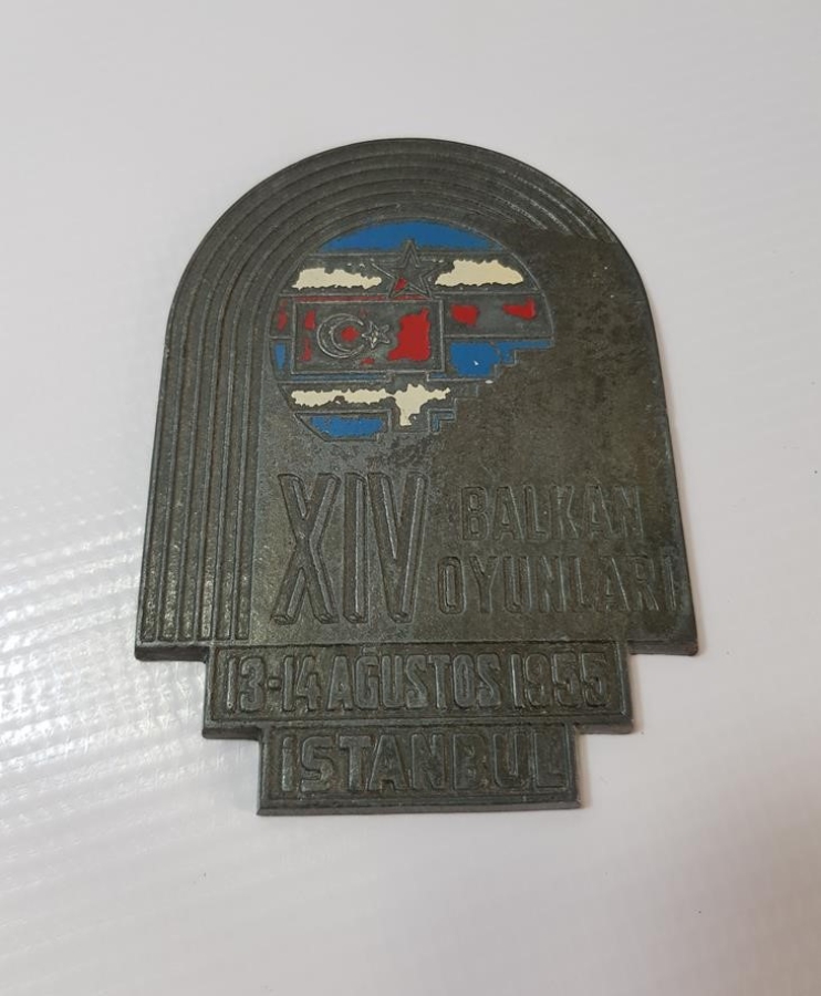 1955 İSTANBUL 14. BALKAN OYUNLARI MADALYASI